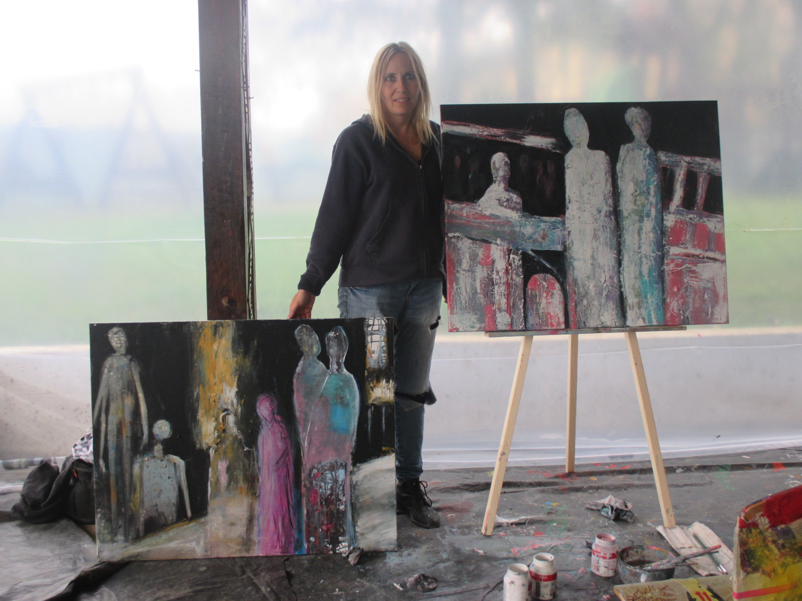 Marion Albrecht Art Painting Colony Symposium Therande Kosovo
